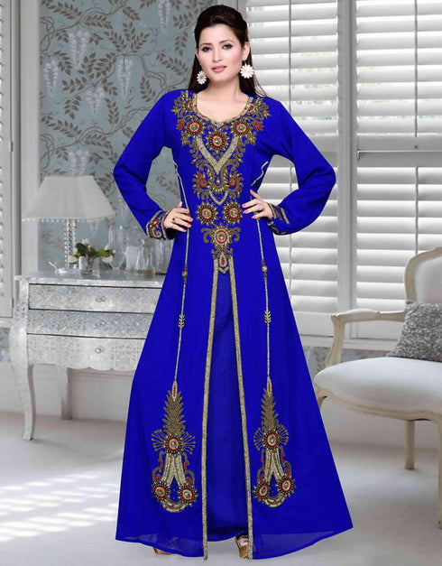 abaya with embroidery
